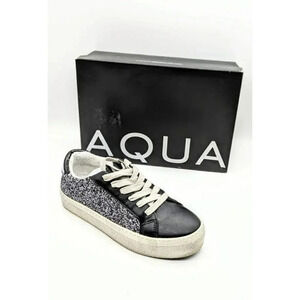 Aqua Play Leather Fashion Sneakers Size 7.5